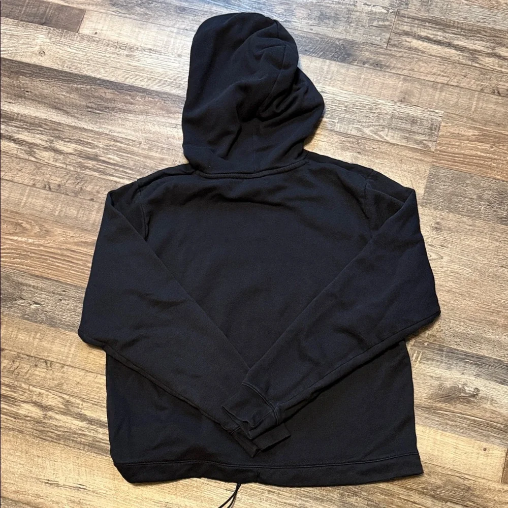 Nike Women’s size S Black Hoodie with White Swoosh